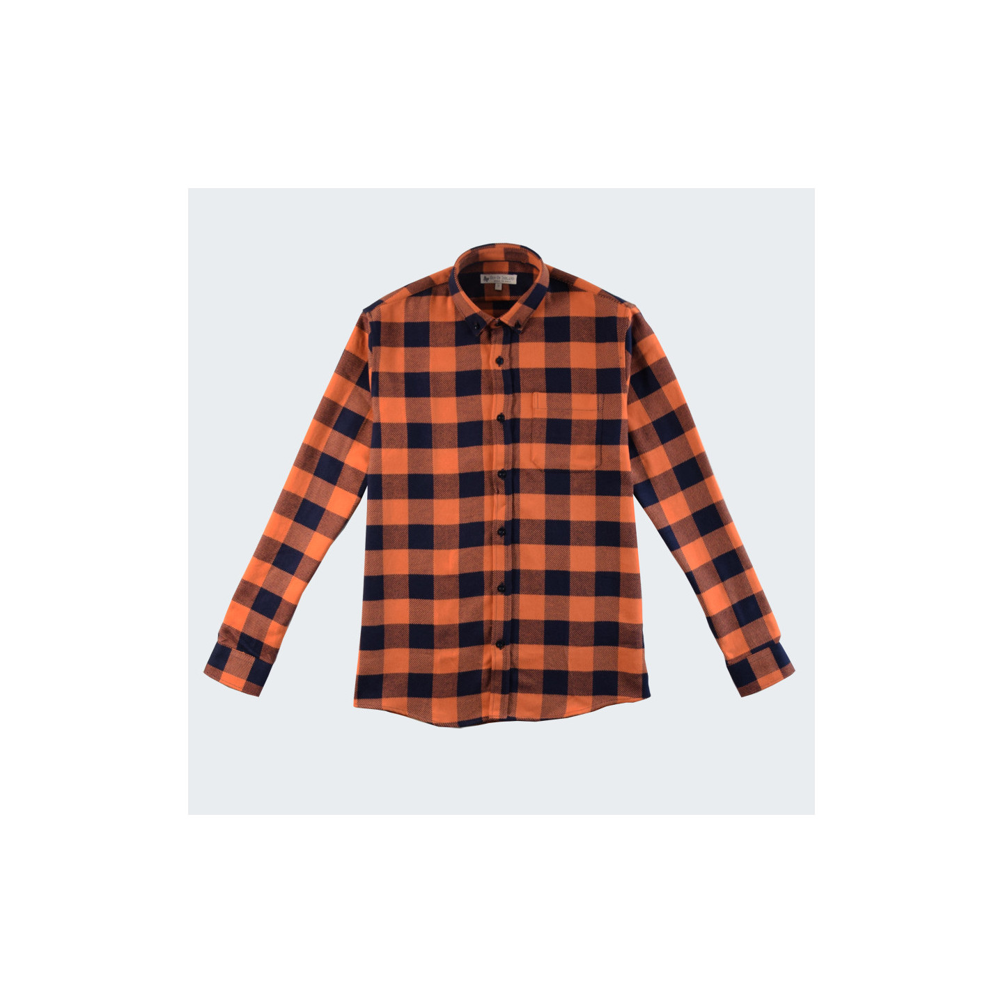 Out of Ireland Navy and Tomette Checks Shirt