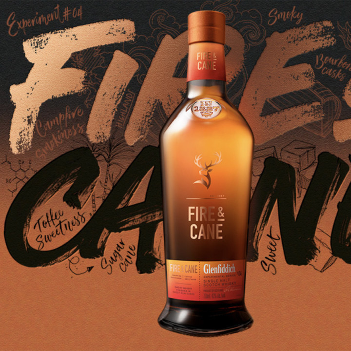 Glenfiddich fire & cane 70cl40