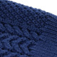 The Original Aran Company Blue High Collar Sweater