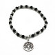 Bracelet Charm Tree Of Life Noir