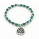 Bracelet charm tree of life fantaisie