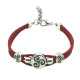 Bracelet Fantaisie Triskel Rouge