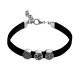 Bracelet Fantaisie Spirales Triskel Noir