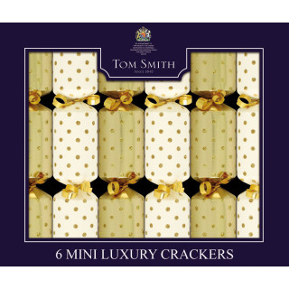 Tom Smith Party Crackers Mini Luxury Gold x6