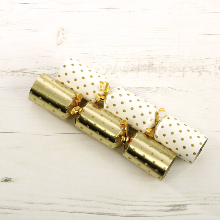 Party Crackers Mini Luxury Gold Tom Smith x6