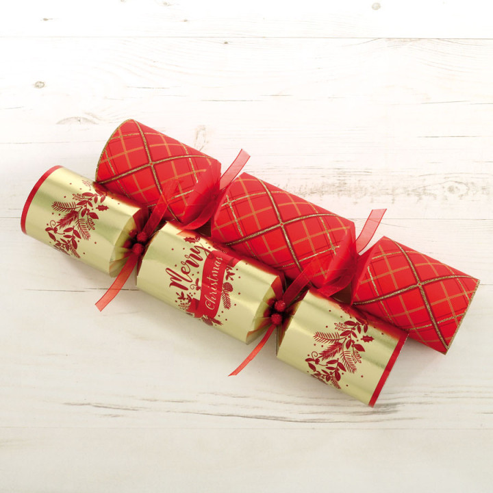 Tom Smith Party Crackers Premium Traditional Foliage x6