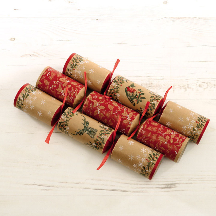 Party Crackers Kraft Tom Smith x6