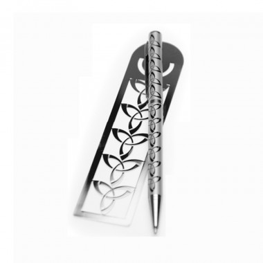 Trinity Knot Bookmark & Pen