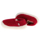Chaussons siberian laine rouge