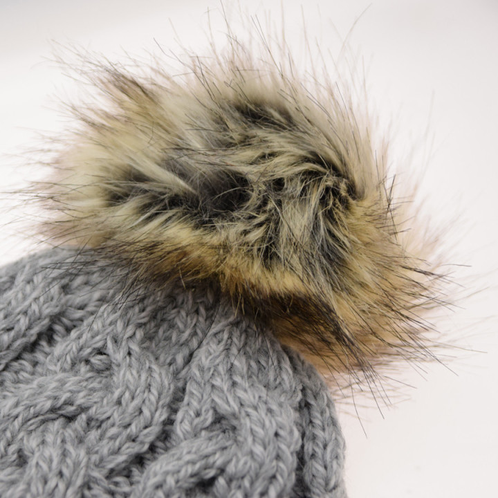 Bonnet Laine Gris Irlande