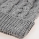 Bonnet pompon gris inis craft