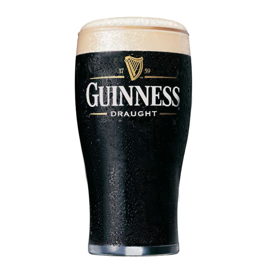 Pint Glass Guinness Wording Beer glasses Le Comptoir Irlandais