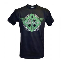 T-Shirt Ireland Noir Ailes