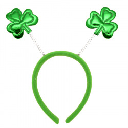 Serre-tête Trèfles Brillants St-Patrick