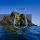 Verre whisky forme île Skellig Michael