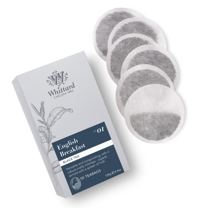Thé Noir English Breakfast 50 Sachets Whittard of Chelsea 125g