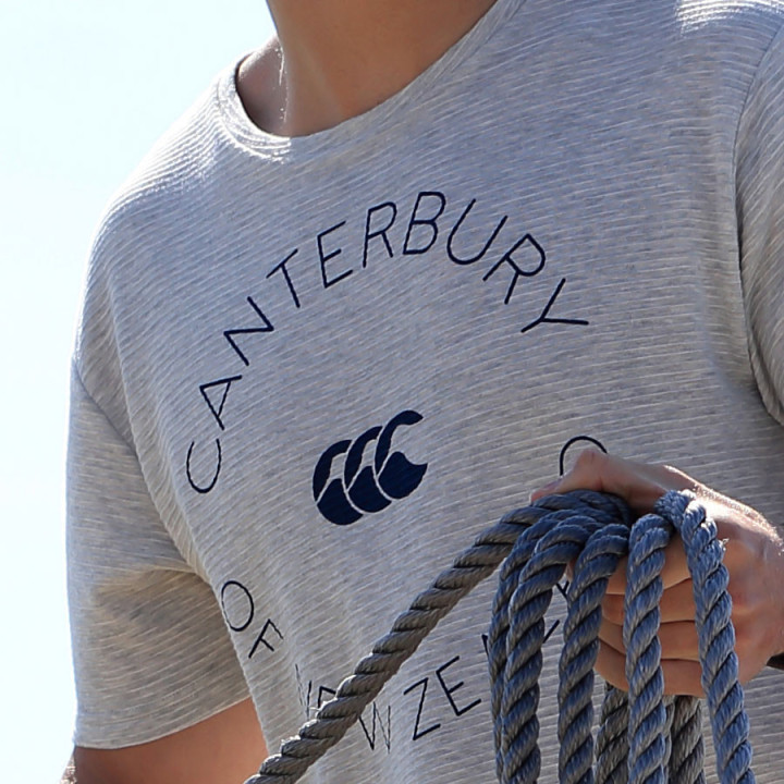 Canterbury Grey Short Sleeve T-Shirt Gisborne