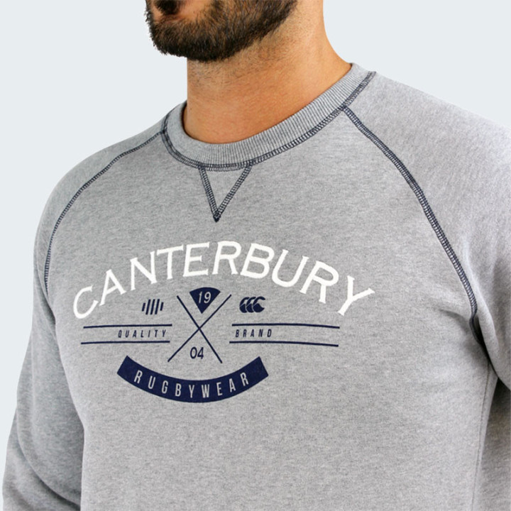 Canterbury Heather Grey Sweatshirt Haumi