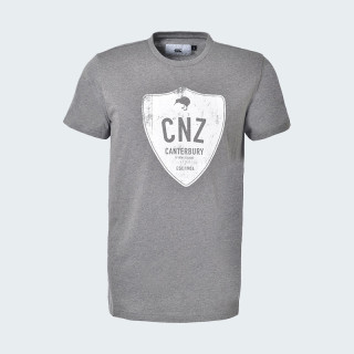 T-Shirt Manches Courtes Tokoroa Gris Chiné Canterbury