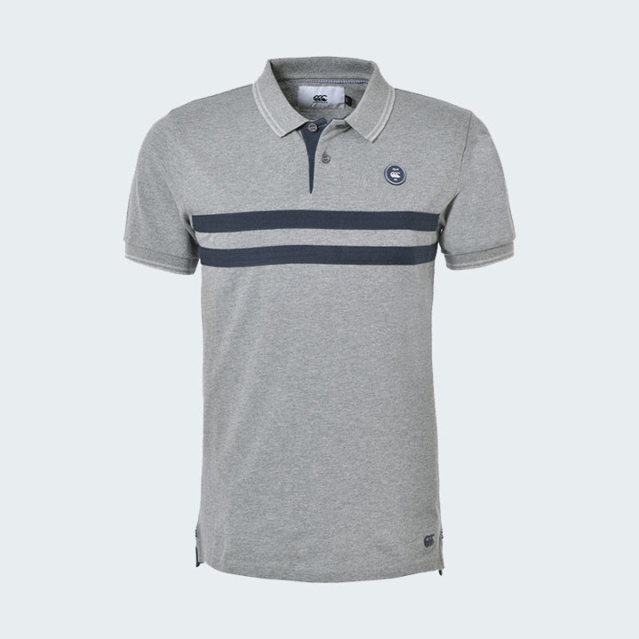 Canterbury Grey Short Sleeve Polo Wanganui