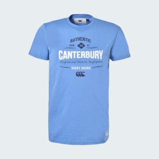 T-Shirt Manches Courtes Tokahu Bleu Canterbury