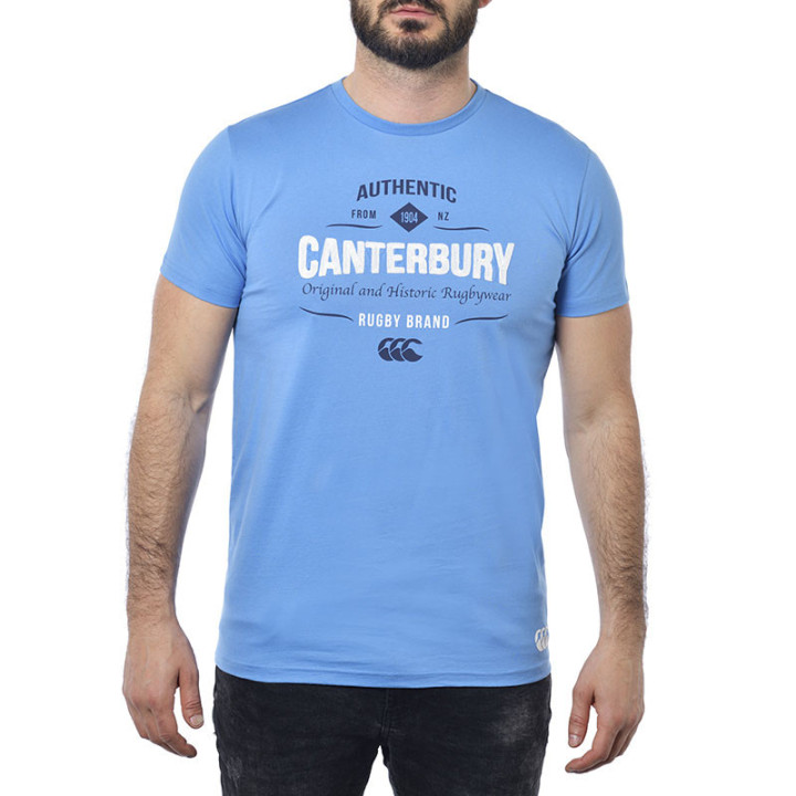 Tee shirt tokahu bleu cantebury