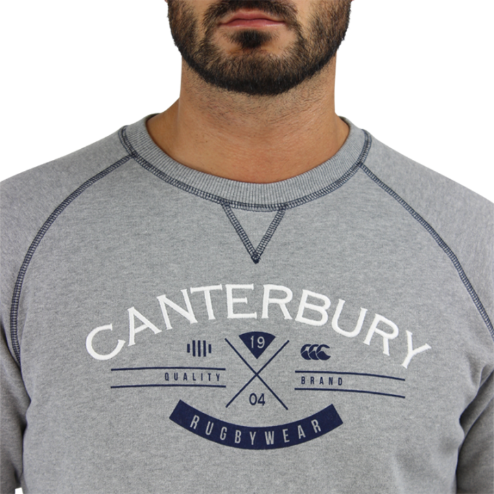 Canterbury Heather Grey Sweatshirt Haumi