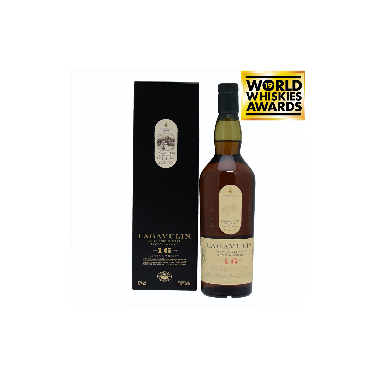 Lagavulin 16 Years Old 70cl 43°