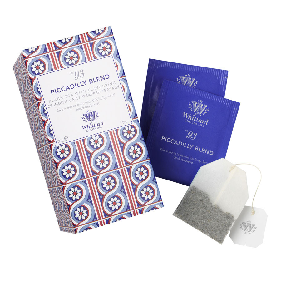 Whittard of Chelsea Piccadilly Blend Tea 25 Tea Bags