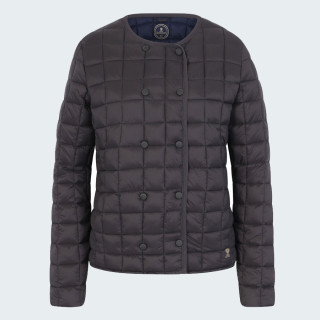Doudoune marron glace mousqueton