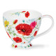 Tasse à Fleurs Rouges