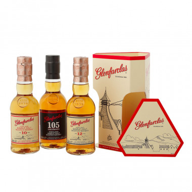 Box Glenfarclas 10 Years Old 12 Years Old And 105 3x20cl