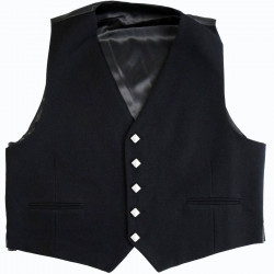 Gilet 5 Boutons Noir