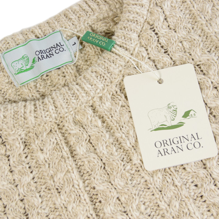 Pull The Original Aran Company En Coton et Lin