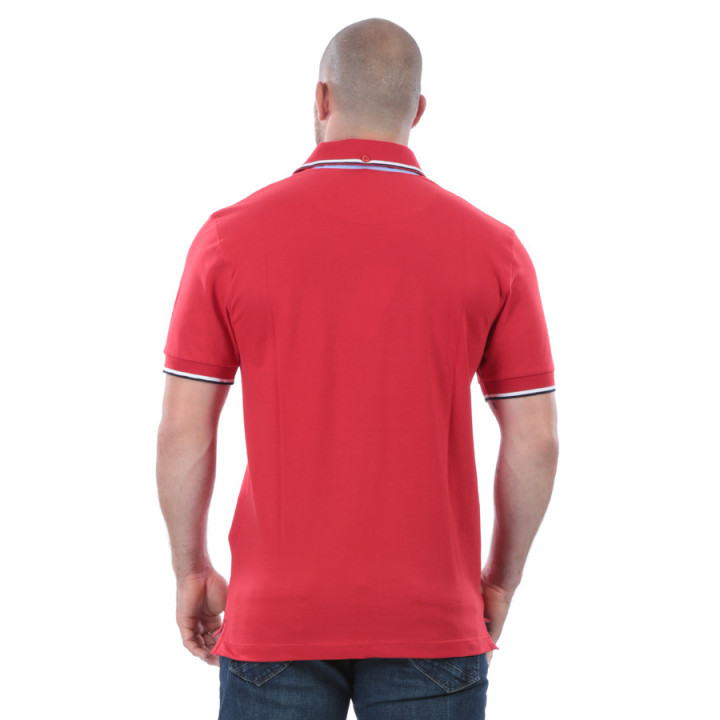 Polo Dos Unis Rouge Rugby Cup Ruckfield