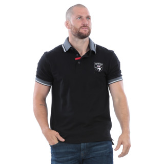 Polo Coton Piqué Noir New Zealand Ruckfield