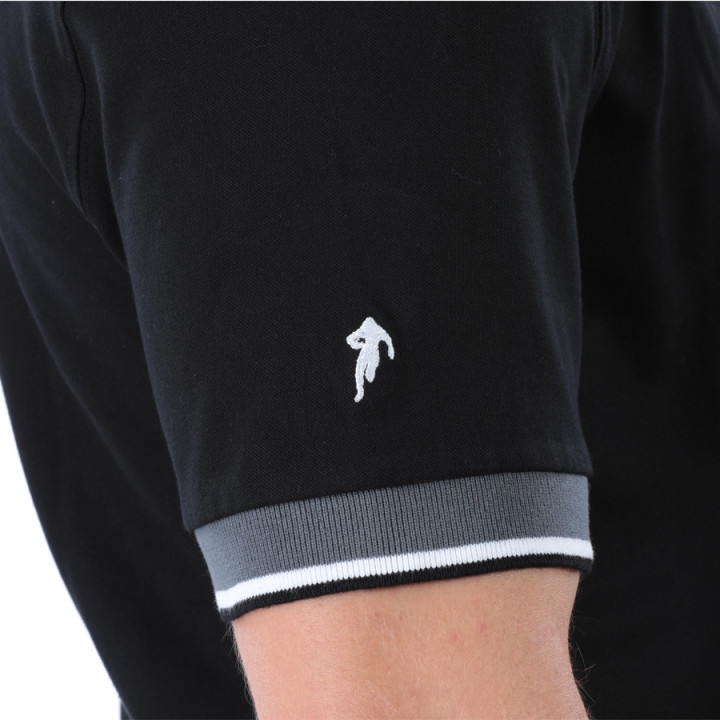 Ruckfield Piqué Cotton Black New Zealand Polo