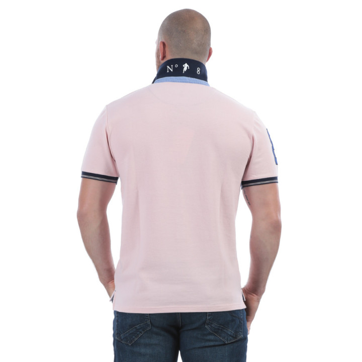 Polo Dos Uni Rose Coton Piqué Ruckfield