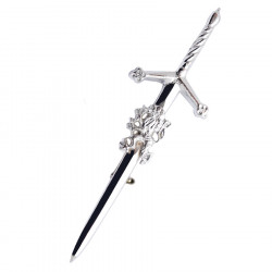 Silvery Lion Kilt Pin