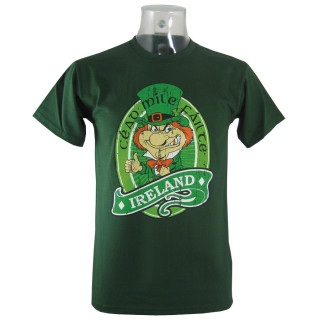T-shirt Leprechaun Ireland Vert Foncé