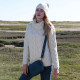 Aran Woollen Mills Blue Tweed Handbag