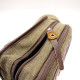 Aran Woollen Mills Leather and Tweed Bag with 2 Front Pockets