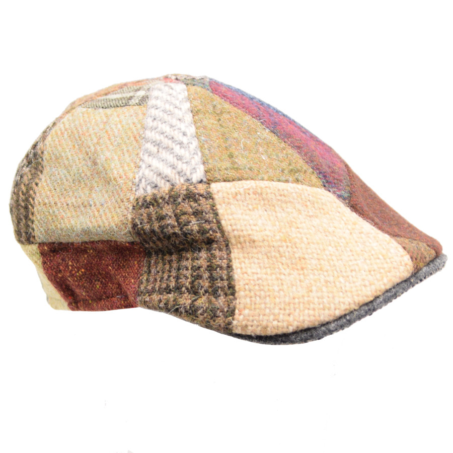 Men/'s Irish Tweed Touring cap Brown Hanna hat hand made in Donegal Ireland wool