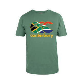 T-Shirt Nations Afrique du Sud Vert Canterbury