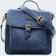 Sacoche Tweed Bleu Aran Woollen Mills