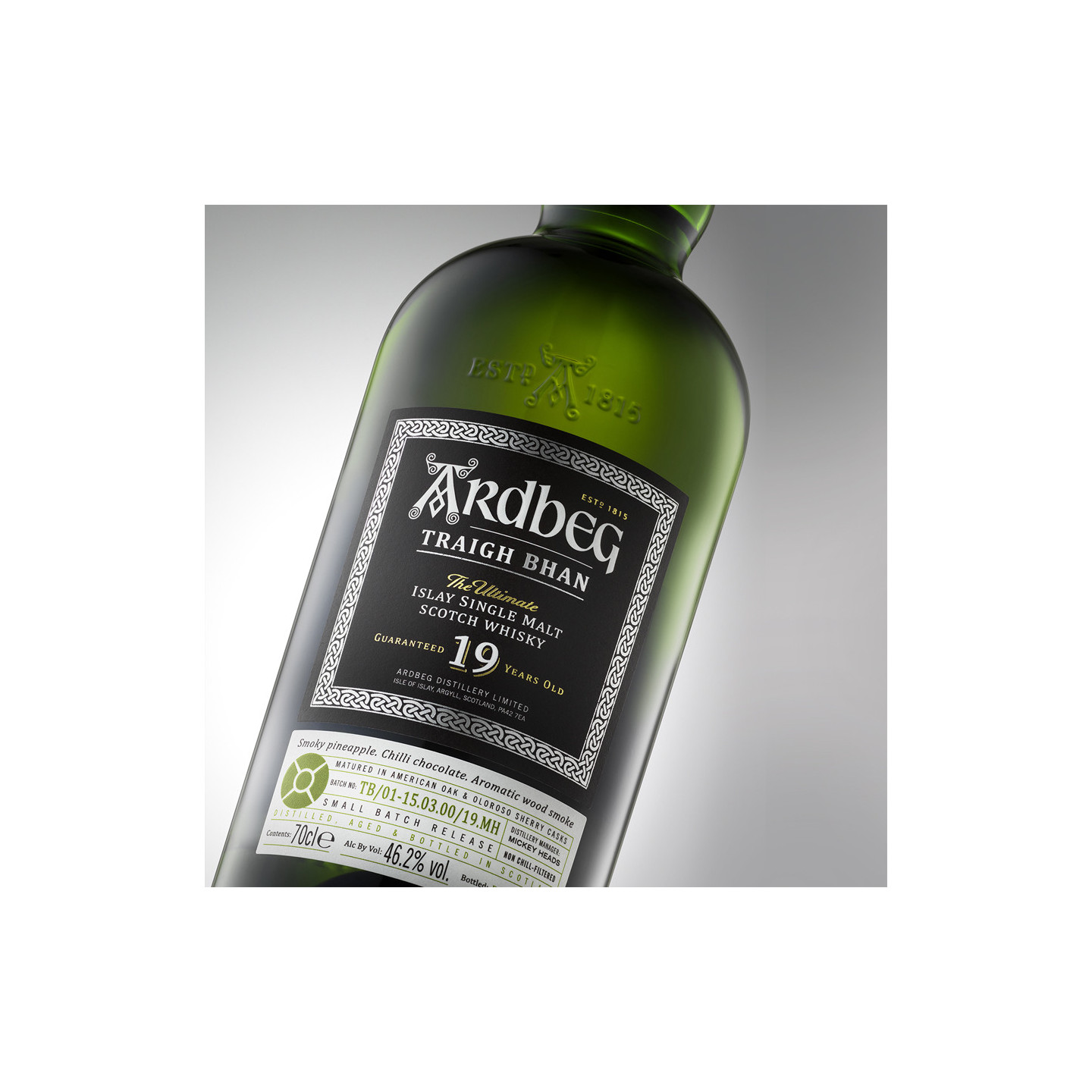 Ardbeg Traigh Bhan 19 Years Old Batch 1 70cl 46.2° - Le Comptoir