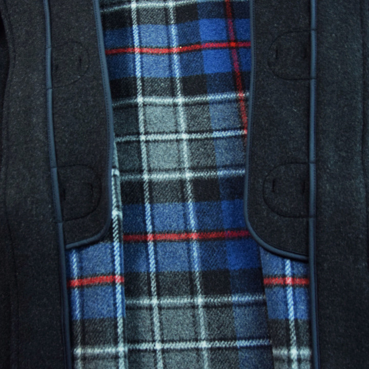 London Tradition Dark Grey Joseph Duffle-Coat