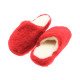 Alwero Red Wool Basic Slippers