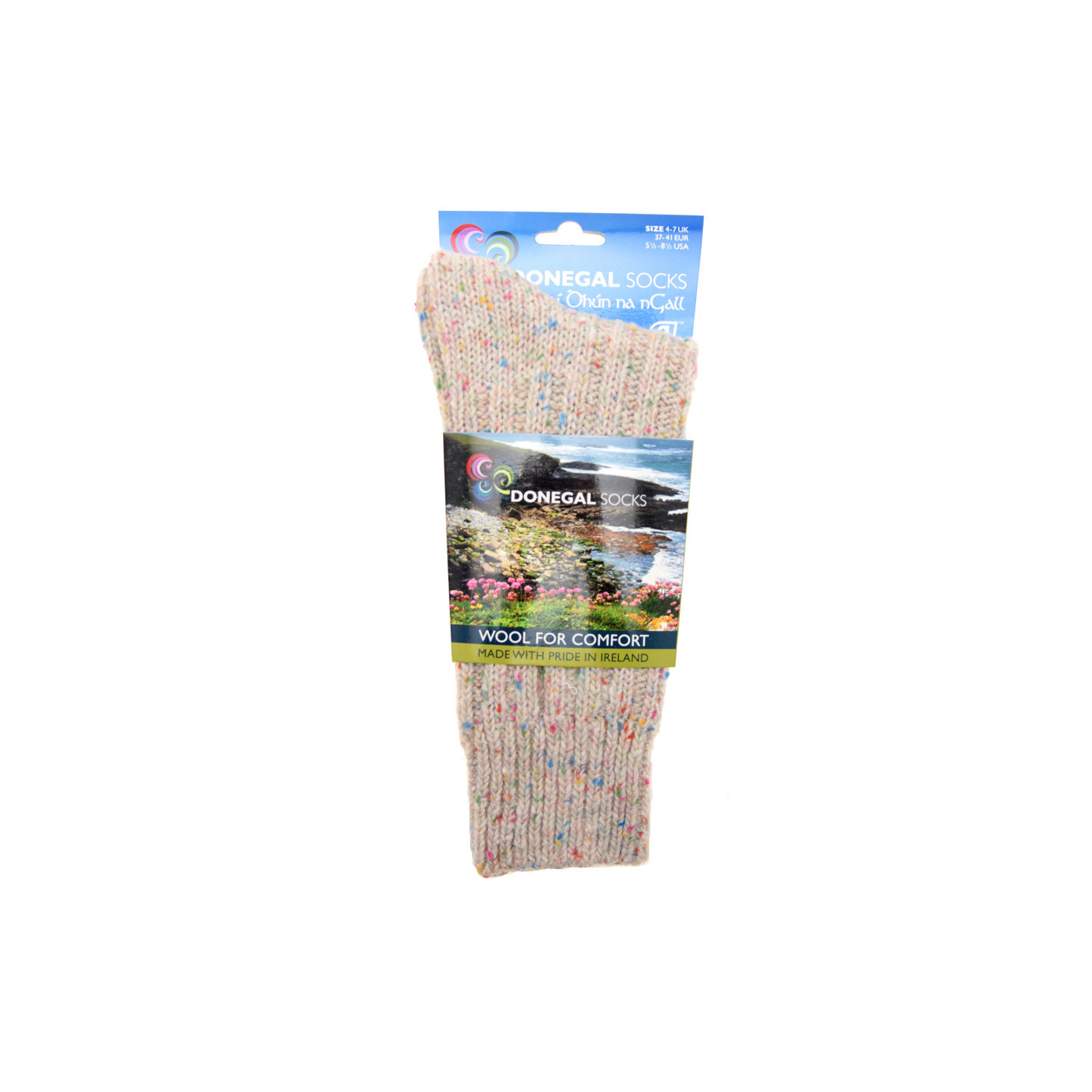 Donegal Socks Blanco Multi Short Socks