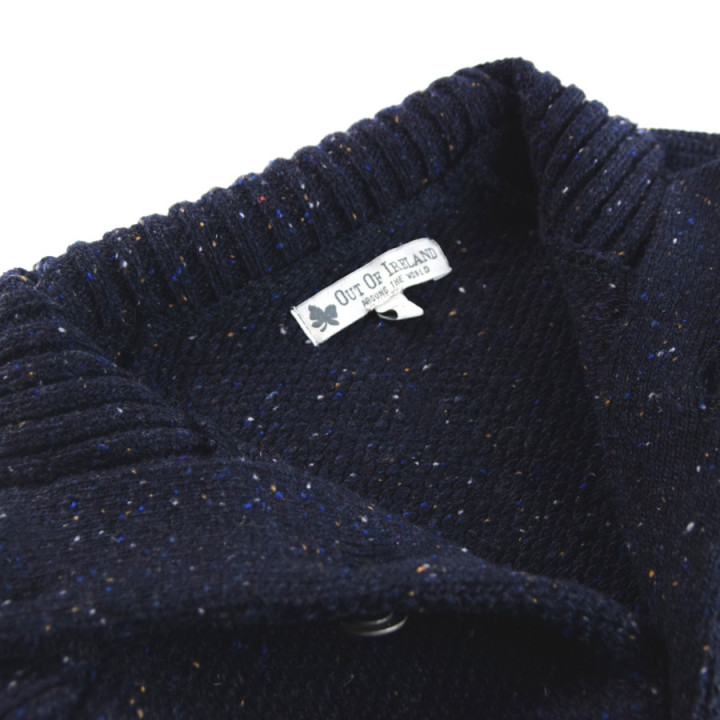 Out Of Ireland Navy Buttoned Cardigan